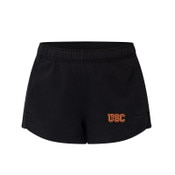 USC Trojans Women's lululmon Black Scuba Oversized Mid-Rise Dolphin-Hem Short